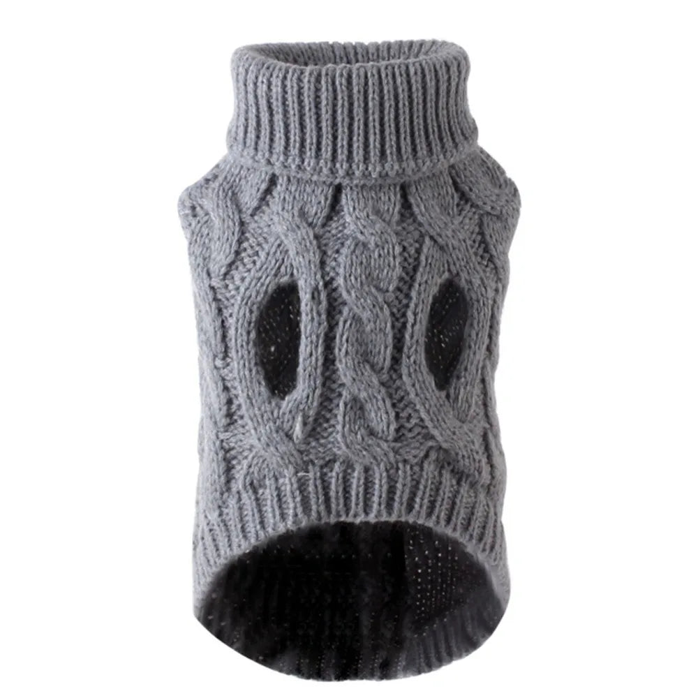 Pull en tricot pour chien | Pull chaud d'automne et d'hiver pour petits chiens et chiots