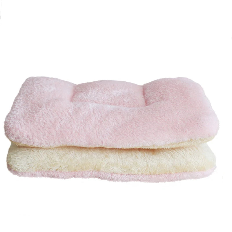 Thickened Fleece Pet Bed Mat – Washable Warm Blanket for Dogs & Cats
