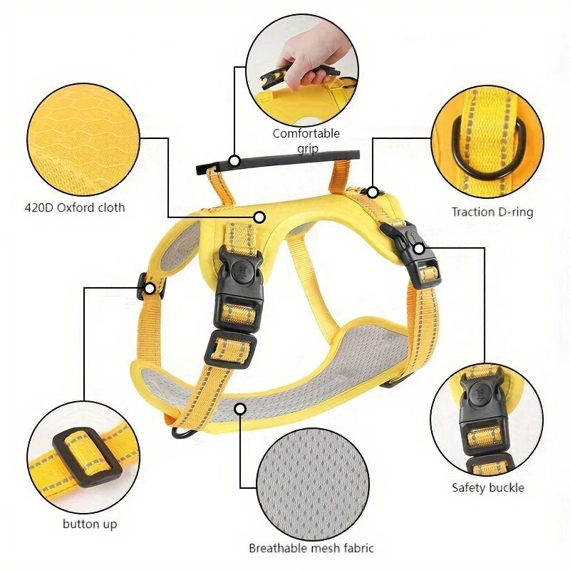 Soft Padded No-Pull Dog Harness with Easy Control Handle