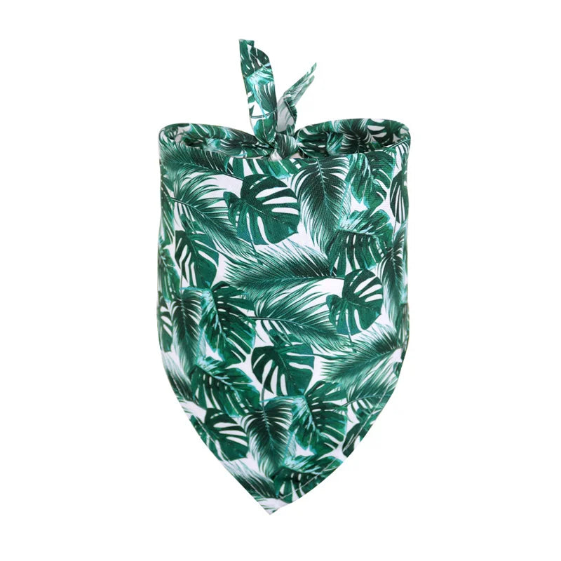 Tropical Print Pet Bandana for Dogs & Cats