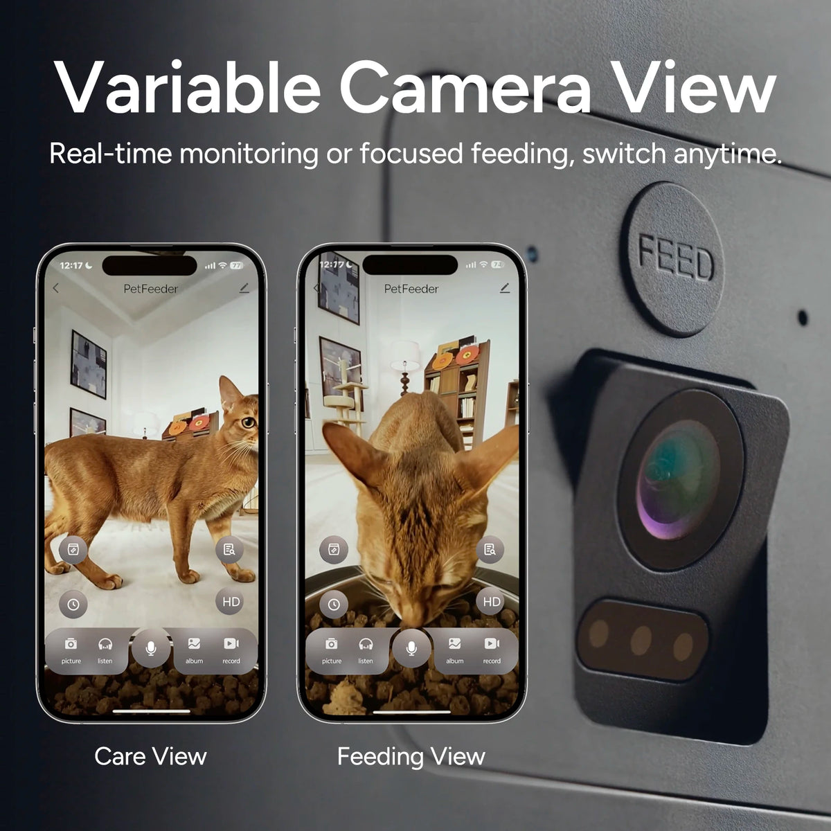 Automatic Pet Feeder with Camera