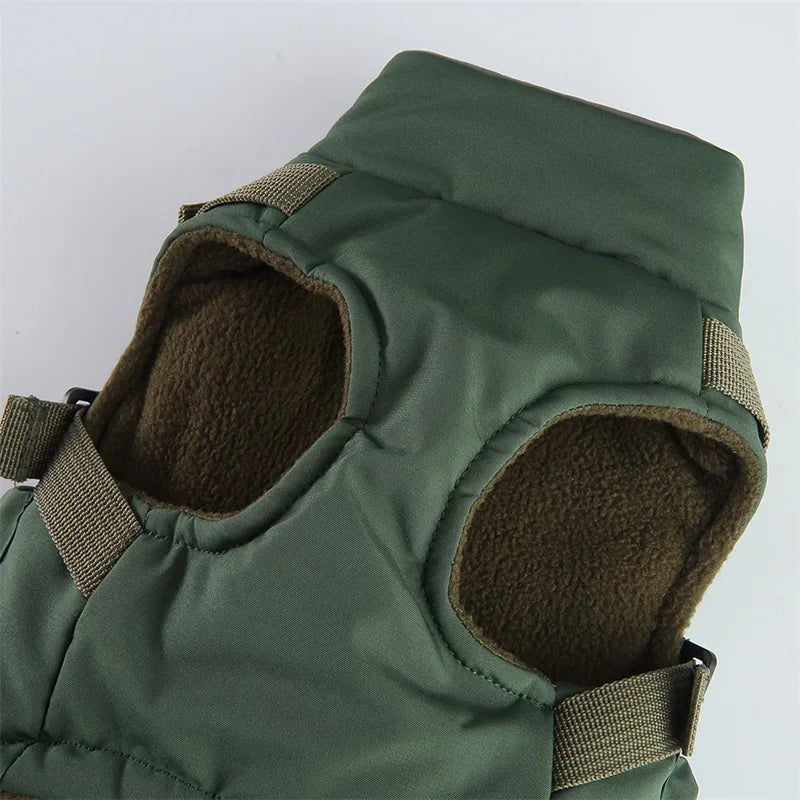 2-in-1 Dog Jacket & Harness with Pocket