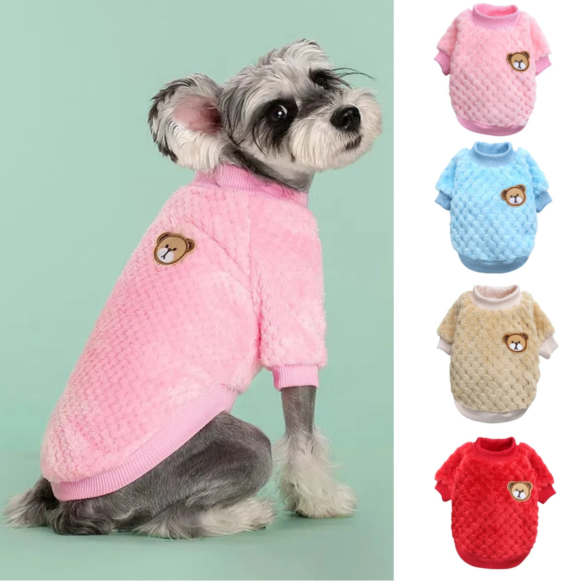 Manteau pull chaud pour chiot | Pull d'automne-hiver pour chiens et chats de petite taille
