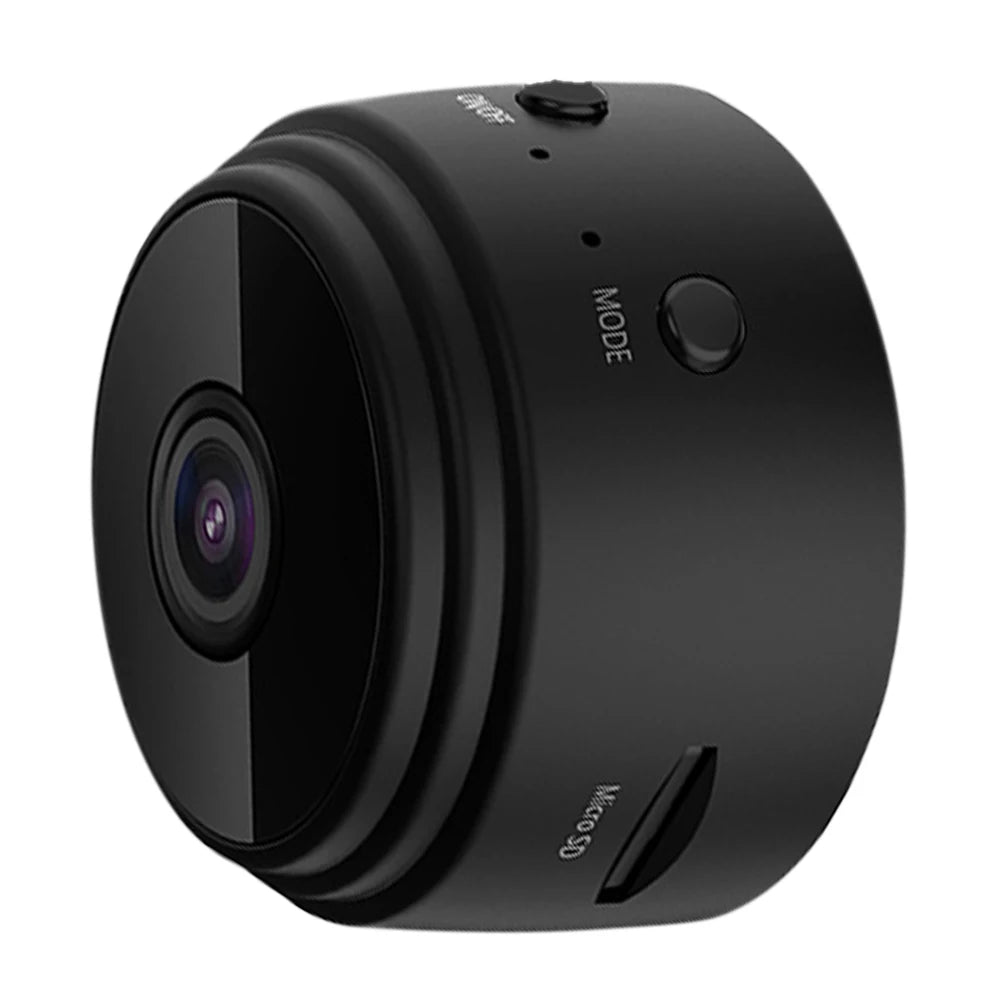 1080P WiFi Mini Camera with Night Vision & Magnetic Mount for Home, Pets & Cars