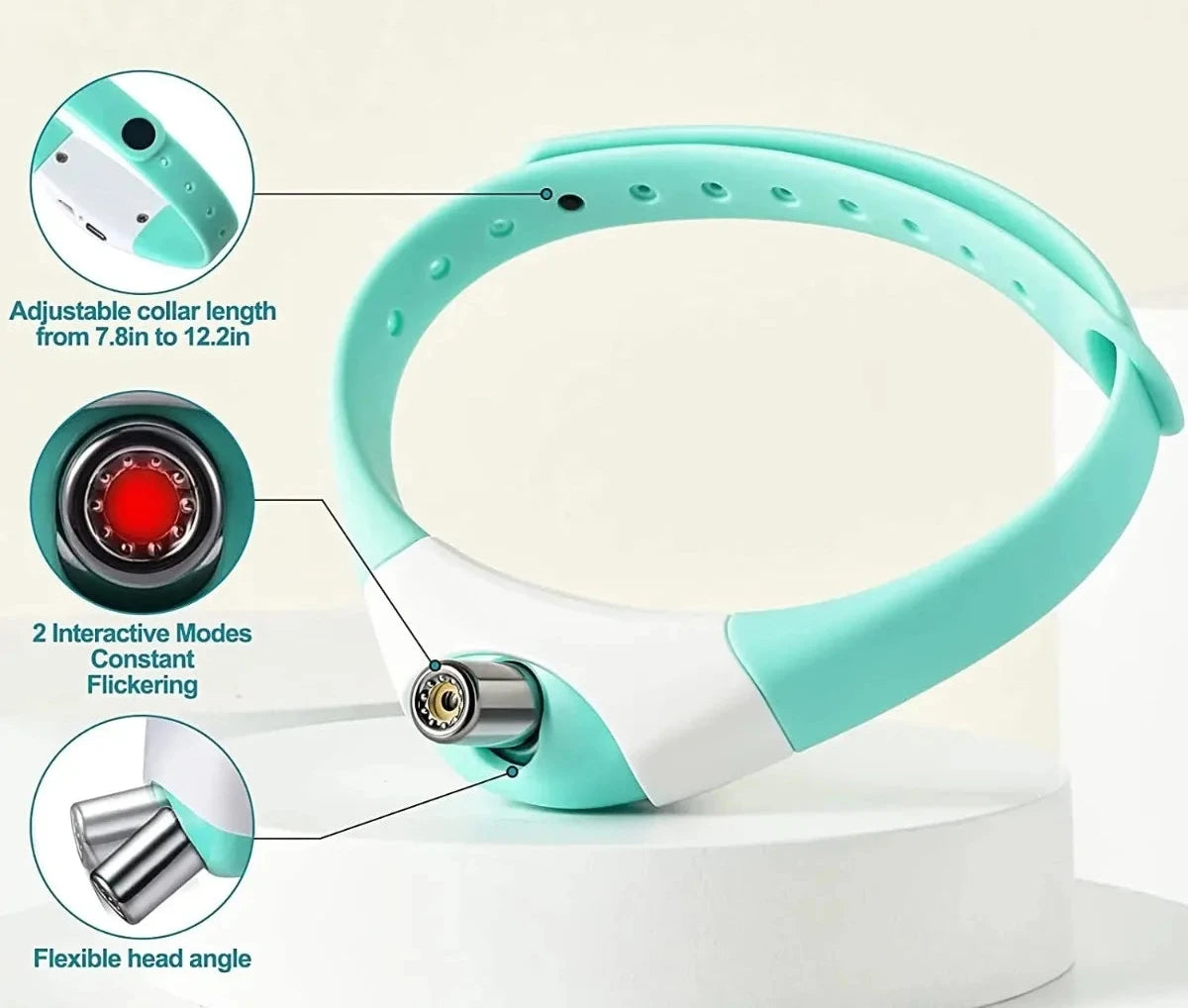 Smart Cat Laser Collar - Interactive Rechargeable Exercise Toy