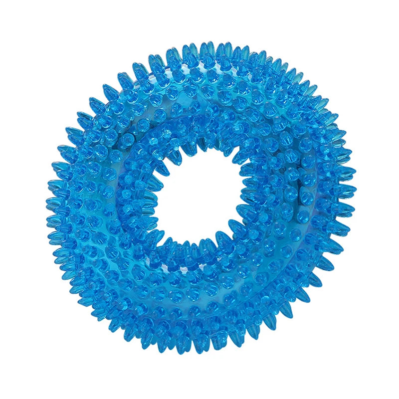 Squeaky Donut Chew Toy for Small & Medium Dogs