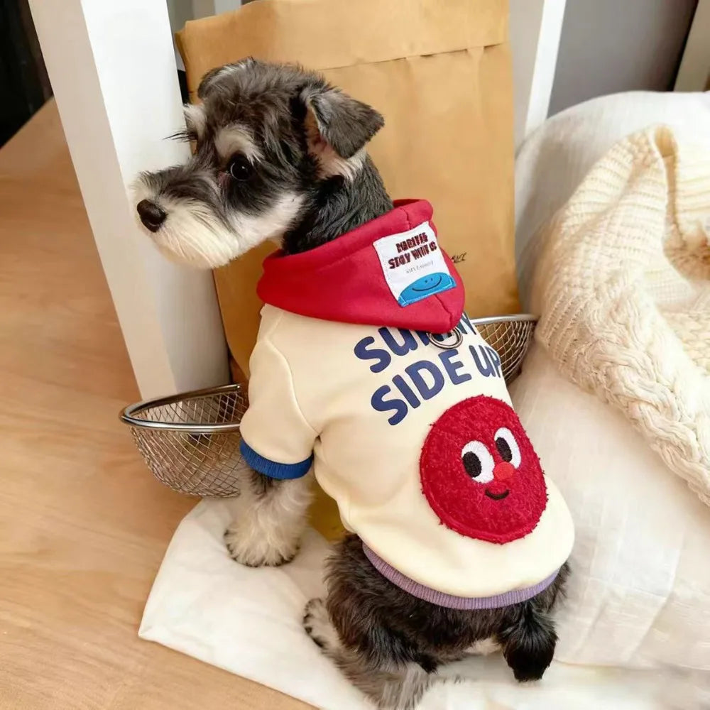 Smile Face Hoodie for Small & Medium Dogs & Cats