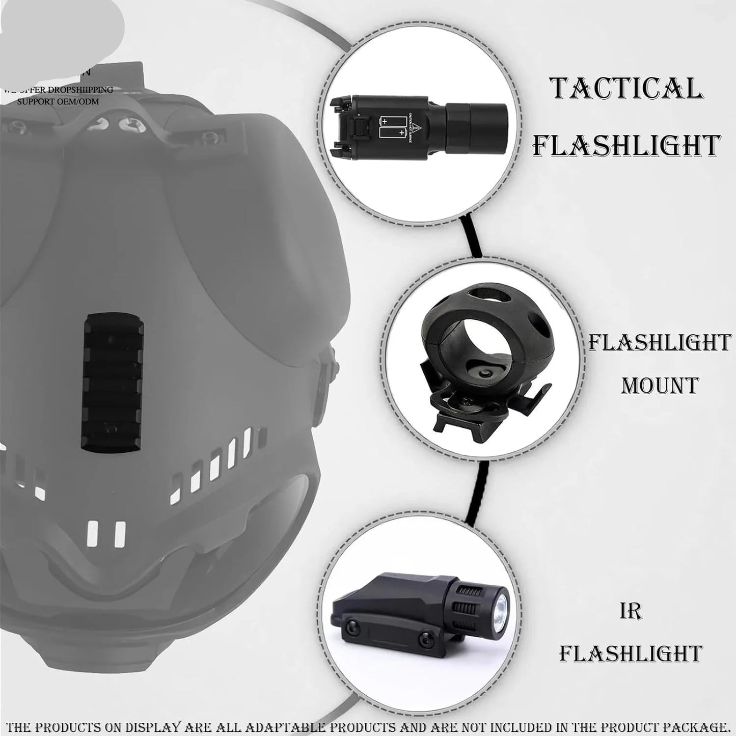 K9 Tactical Dog Helmet with Dual Goggles — Windproof Polyester Shell for Working Dogs