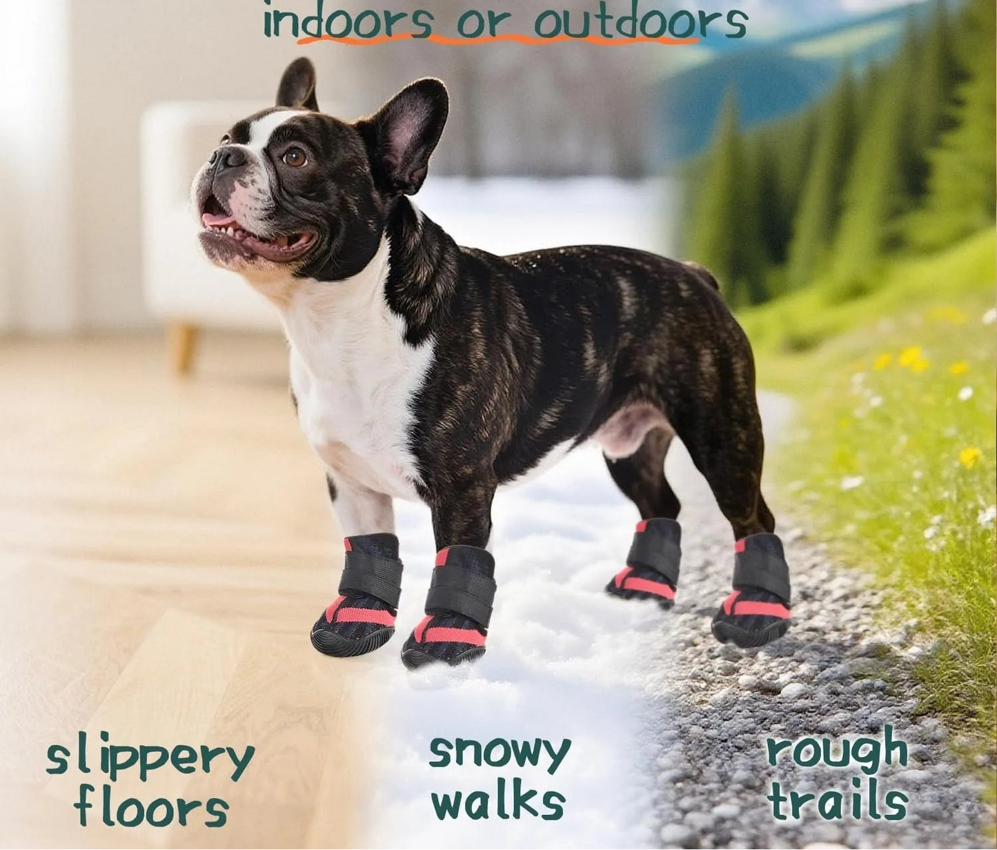 Summer Dog Boots for Hot Pavement Protection