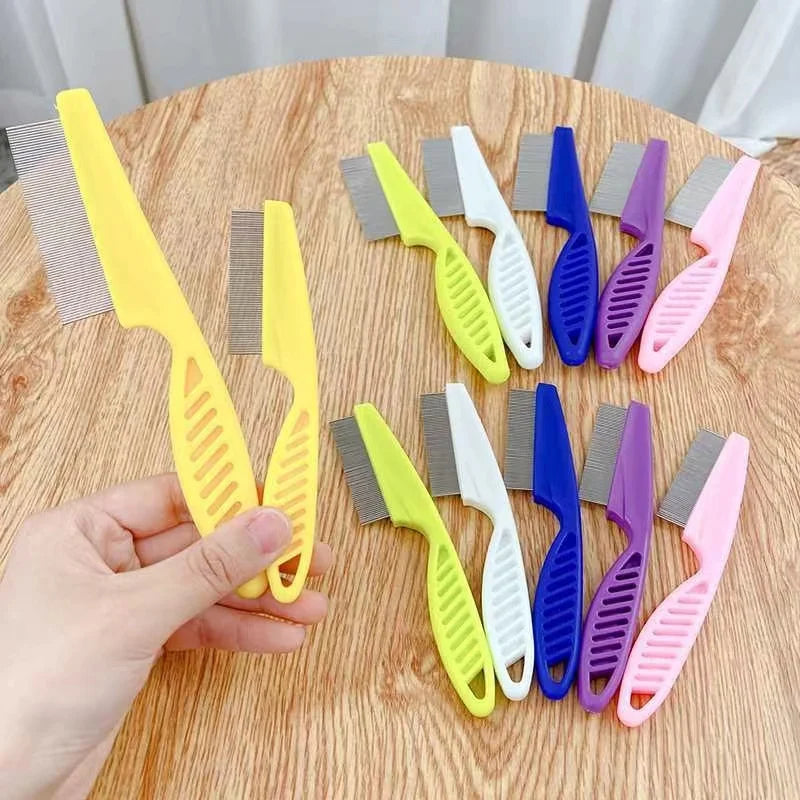 Stainless Steel Flea & Shedding Comb for Dogs & Cats