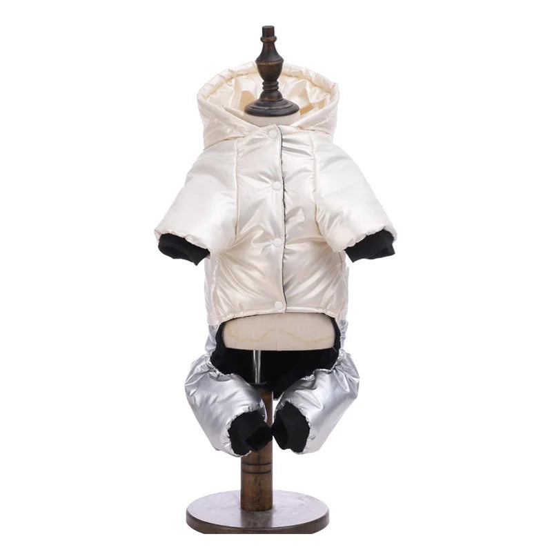 Waterproof Winter Down Hoodie Jacket for Small Dogs