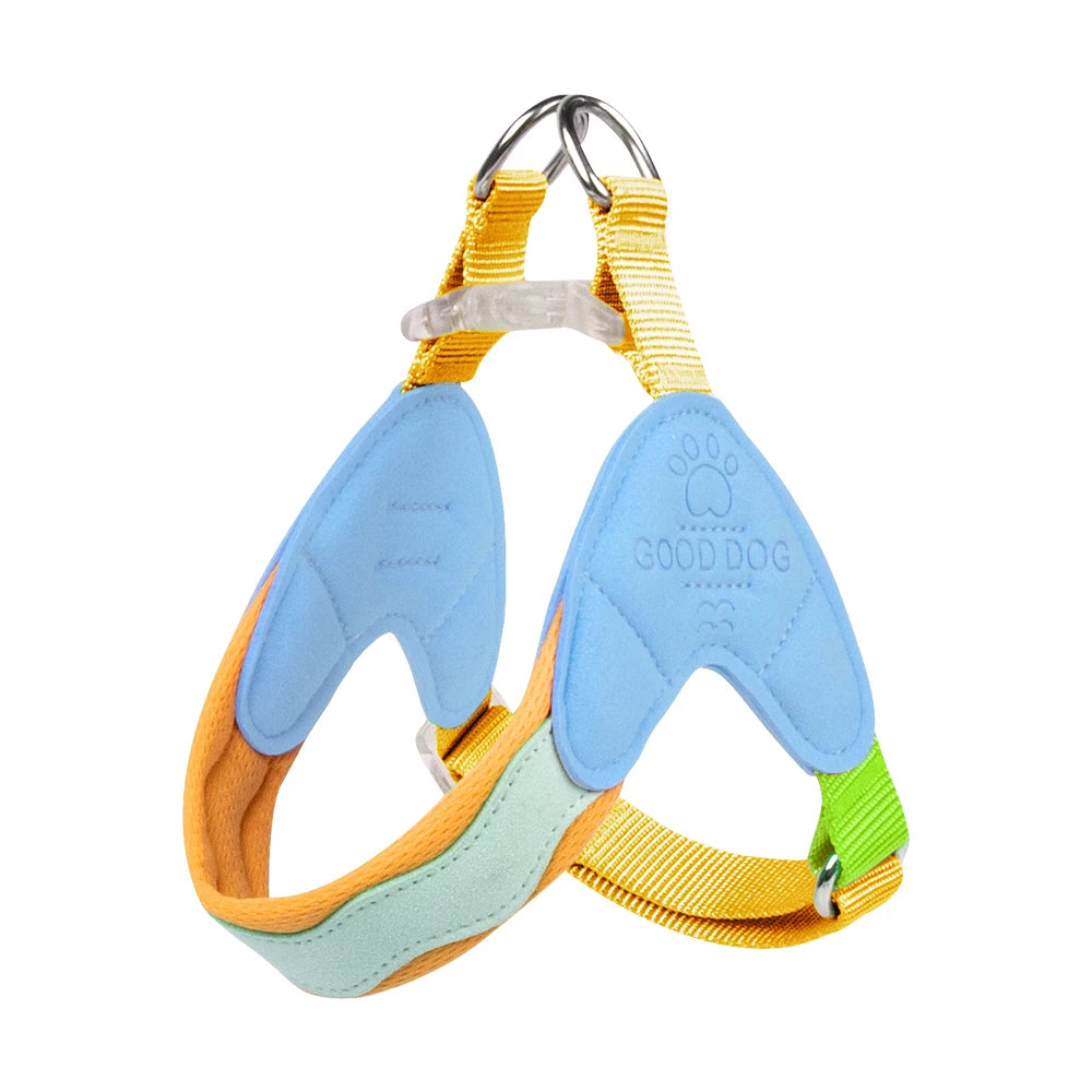 Type Y Dog Harness Breathable Adjusted Pet Chest Straps for Small Dogs French Bulldog Schnauzer Puppy Outdoor Walking Supplies