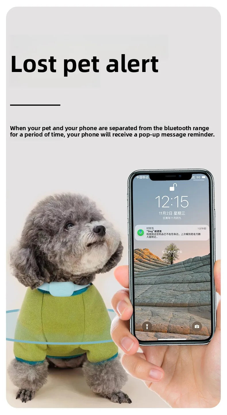 Apple Find My Pet Collar Tracker for Cats & Dogs