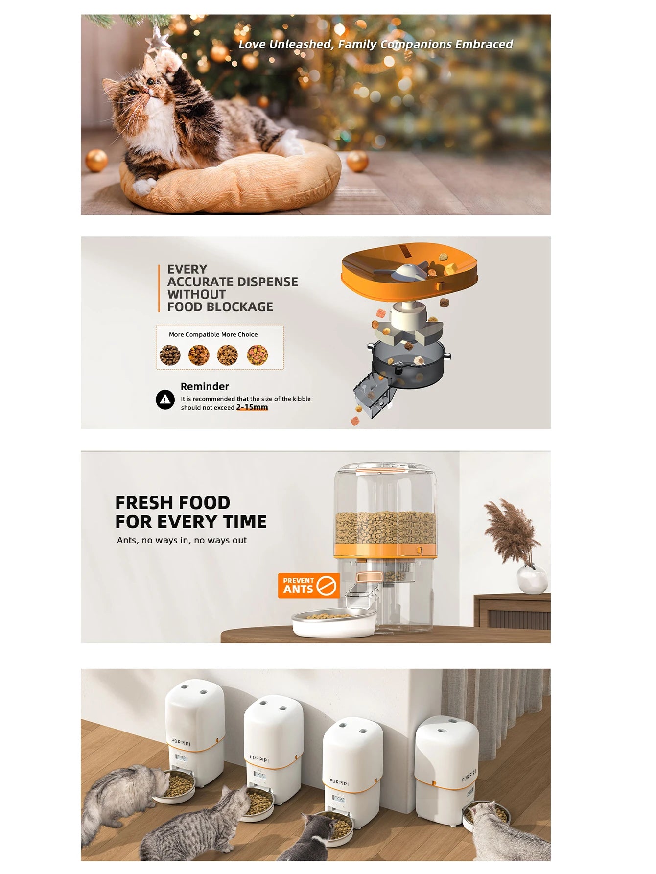 Smart Camera Pet Feeder with 1080P HD & 5G WiFi
