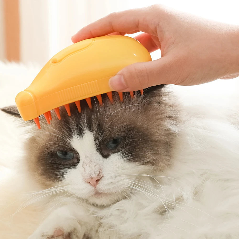 Newest Cat Dog Spray Comb Pet Grooming Accessories Multi Functional Cats Massage Brush Hair Removal Combs Cepillo Vapor Gato