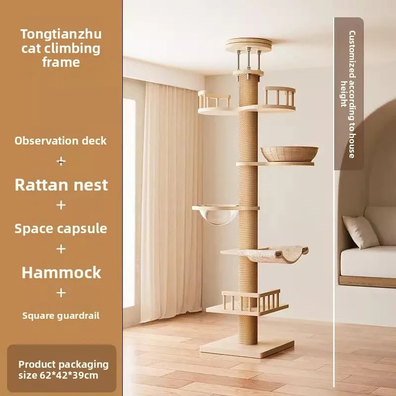 Cat Tree with Bed & Scratching Post