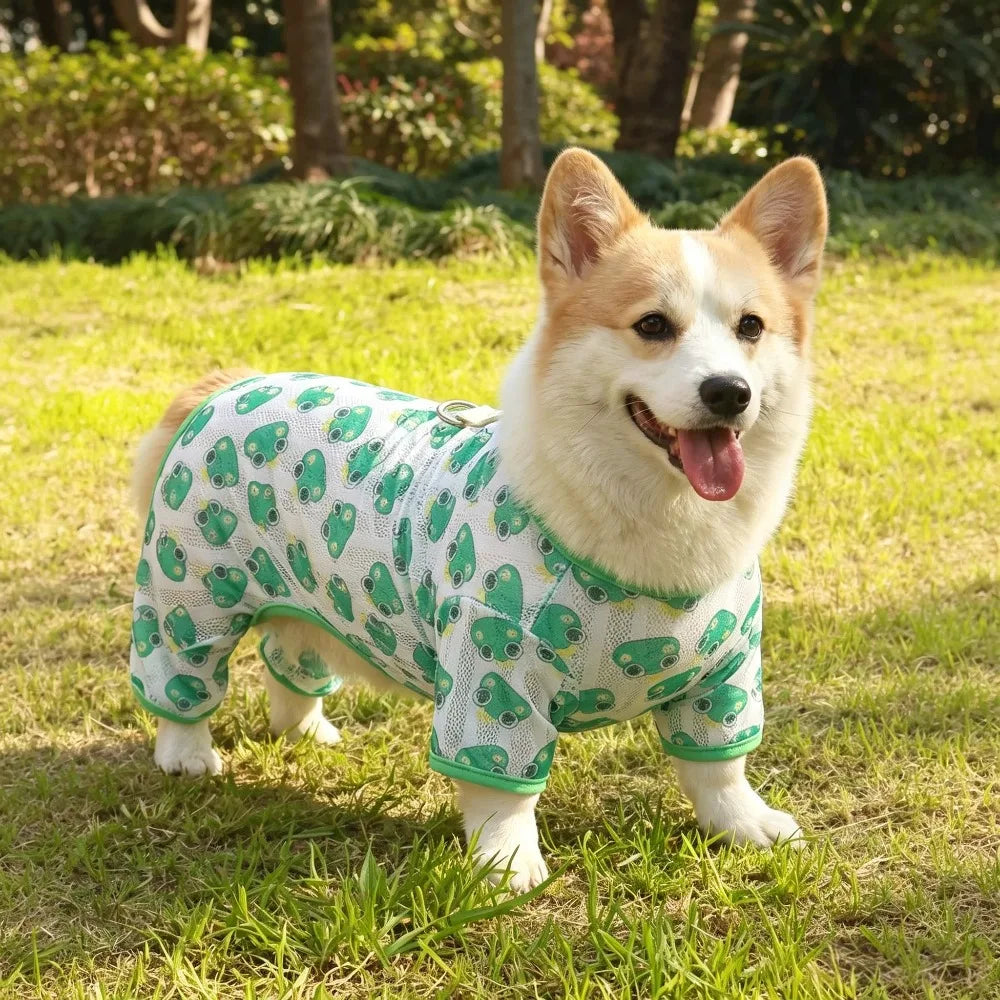 Breathable Mesh Cooling Jumpsuit for Small Dogs & Cats