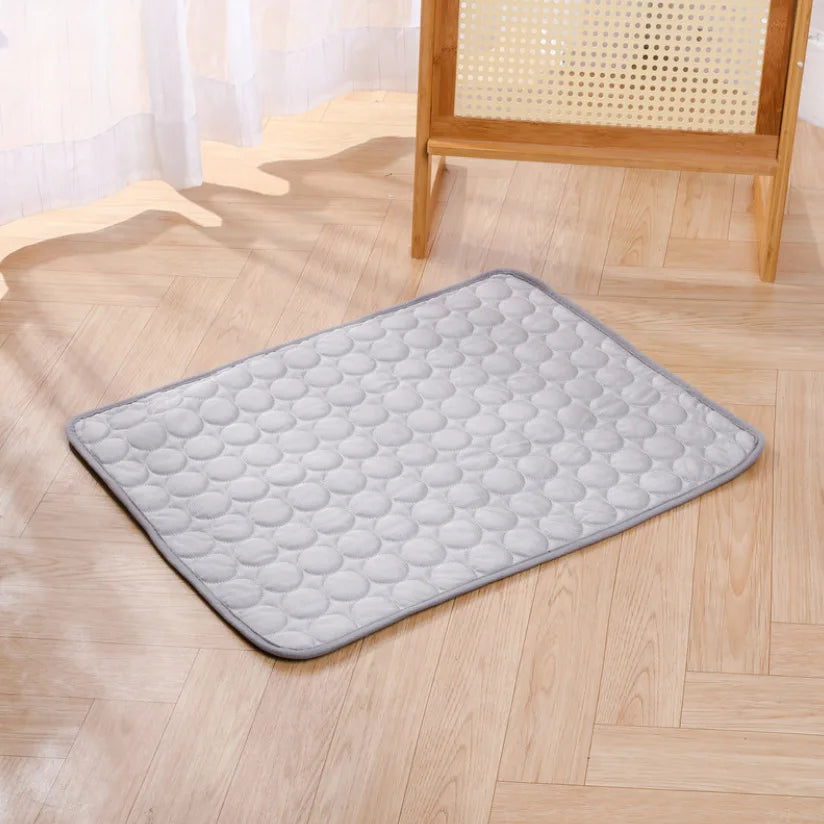 Pet Cooling Mat & Sleeping Pad — Water-Absorbing Summer Dog Bed for Crate, Car, Patio & Outdoor Use