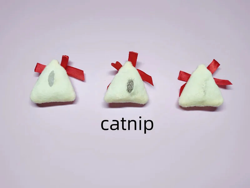 Catnip Plush Chew Toys for Kittens – Bite-Resistant with Real Catmint