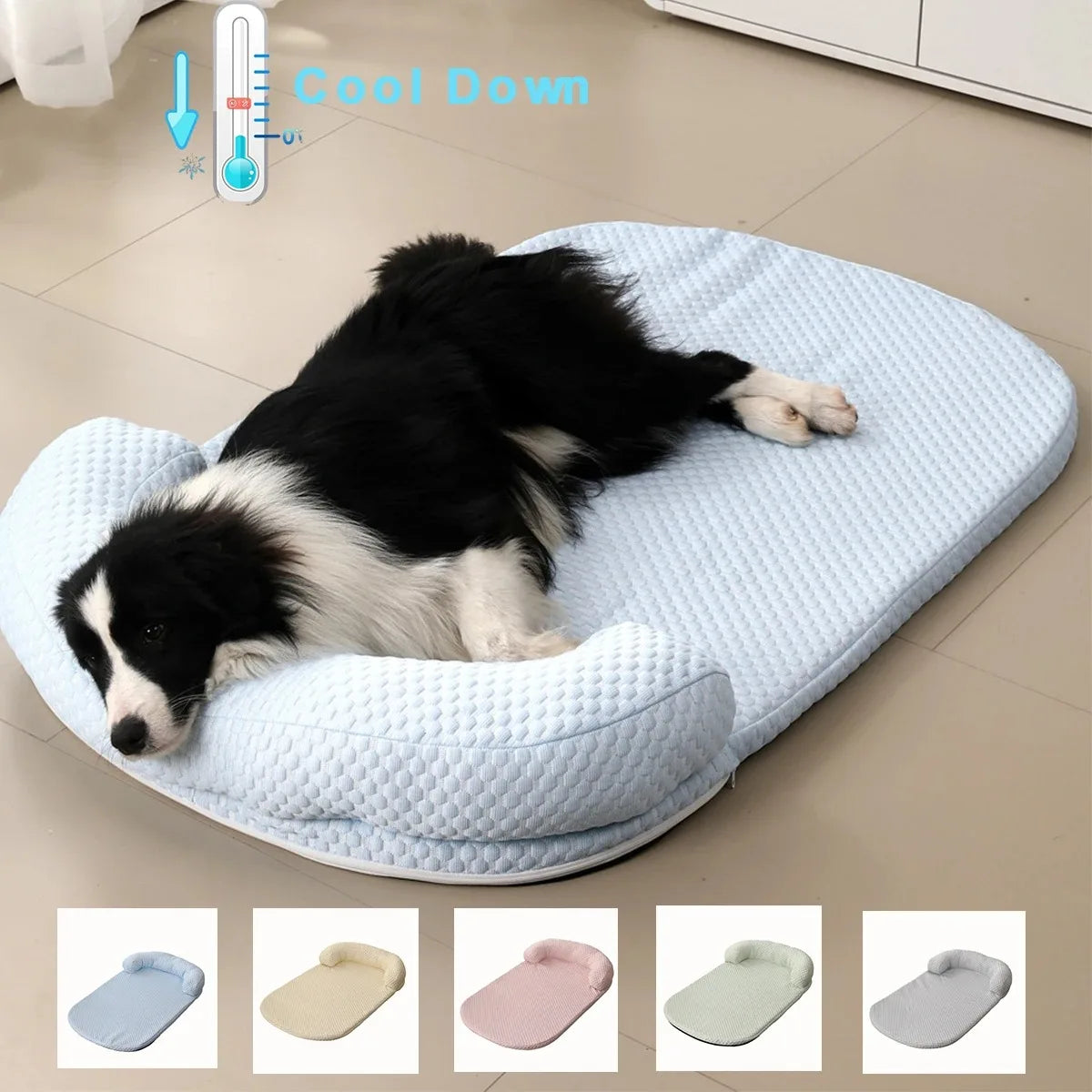 Tapis de couchage rafraîchissant pour chien - Tapis d'été pour animaux de compagnie de toutes tailles
