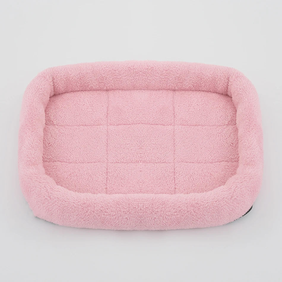 Soft Plush Pet Bed Mat – Calming Cushion for Cats & Dogs, S to XXL