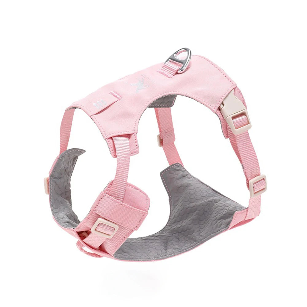 Lightweight Dog Harness & Leash Set Anti-Pull Escape-Proof Pet Walking Lead for Small Medium Large Dogs