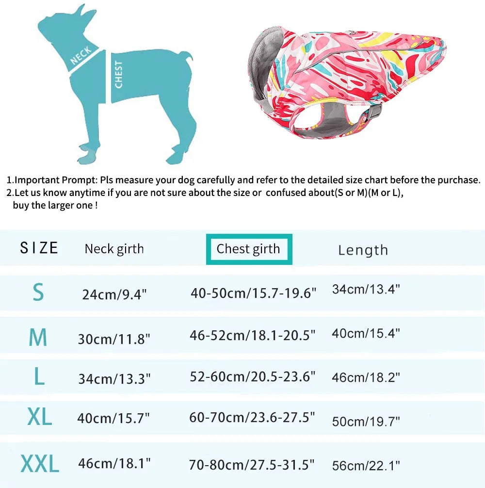 Waterproof Reflective Dog Jacket Vest Harness