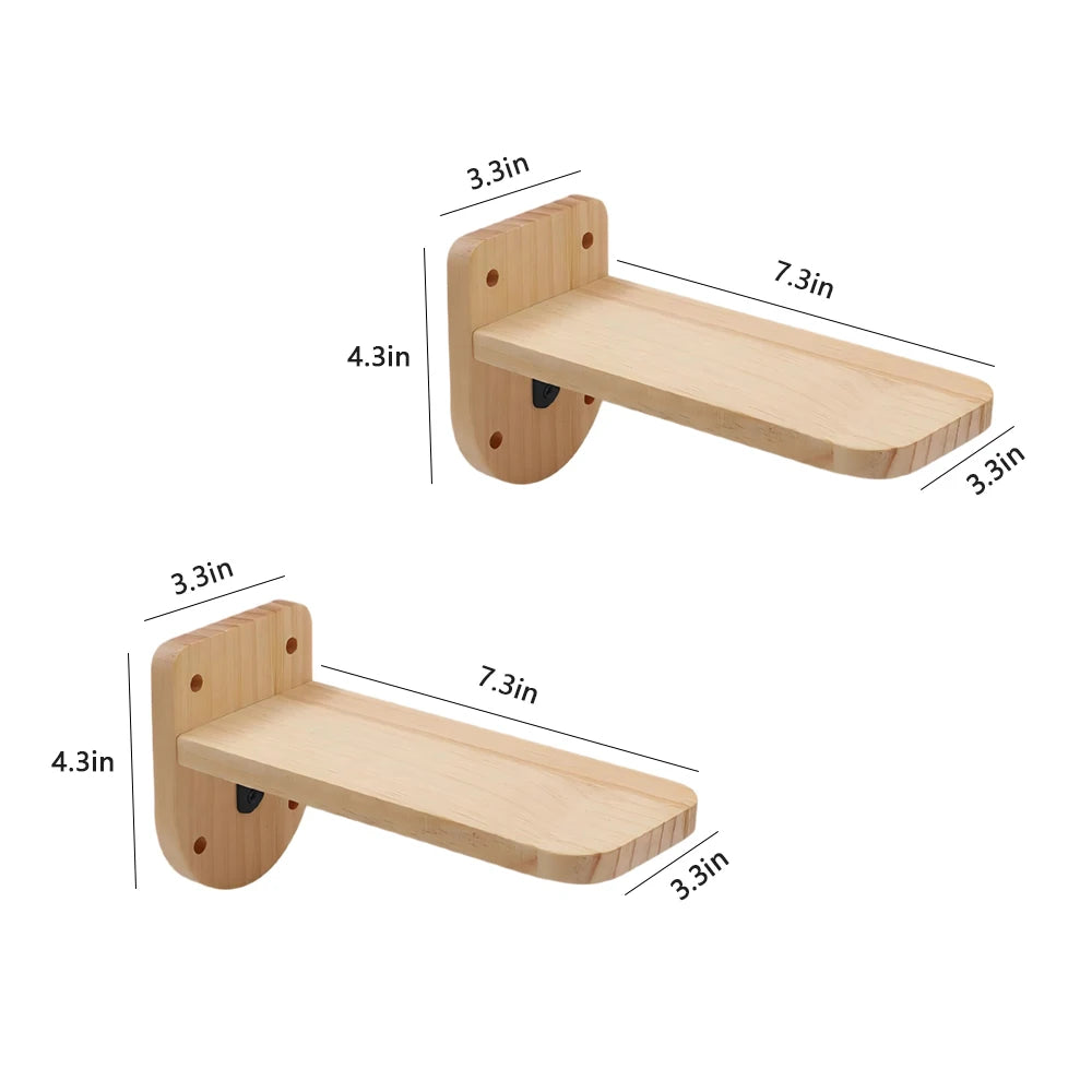 Wall-Mounted Cat Climbing Shelves & Perches
