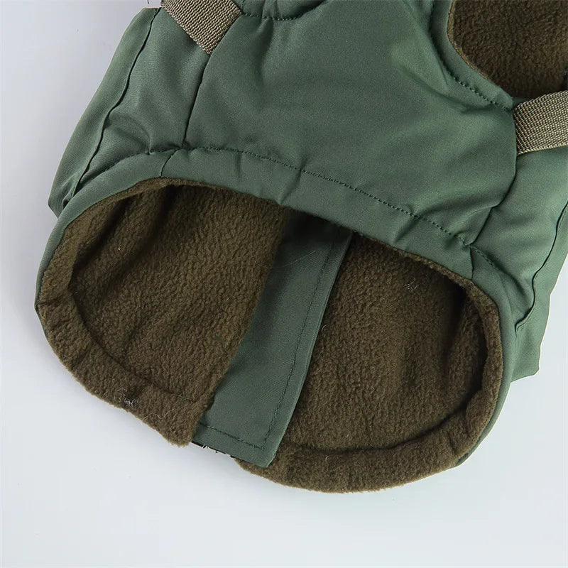 2-in-1 Dog Jacket & Harness with Pocket