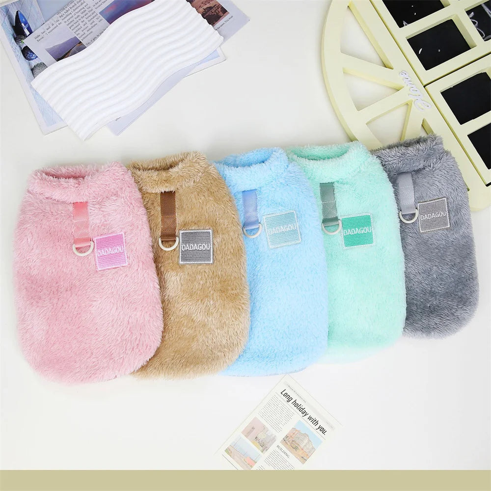 Warm Fleece Jacket & Jumpsuit for Cats and Small Dogs