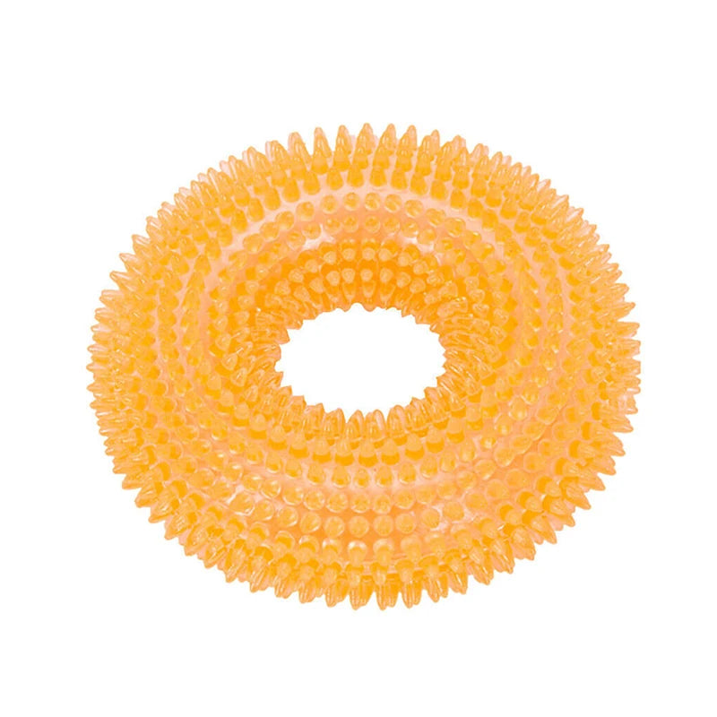Squeaky Donut Chew Toy for Small & Medium Dogs