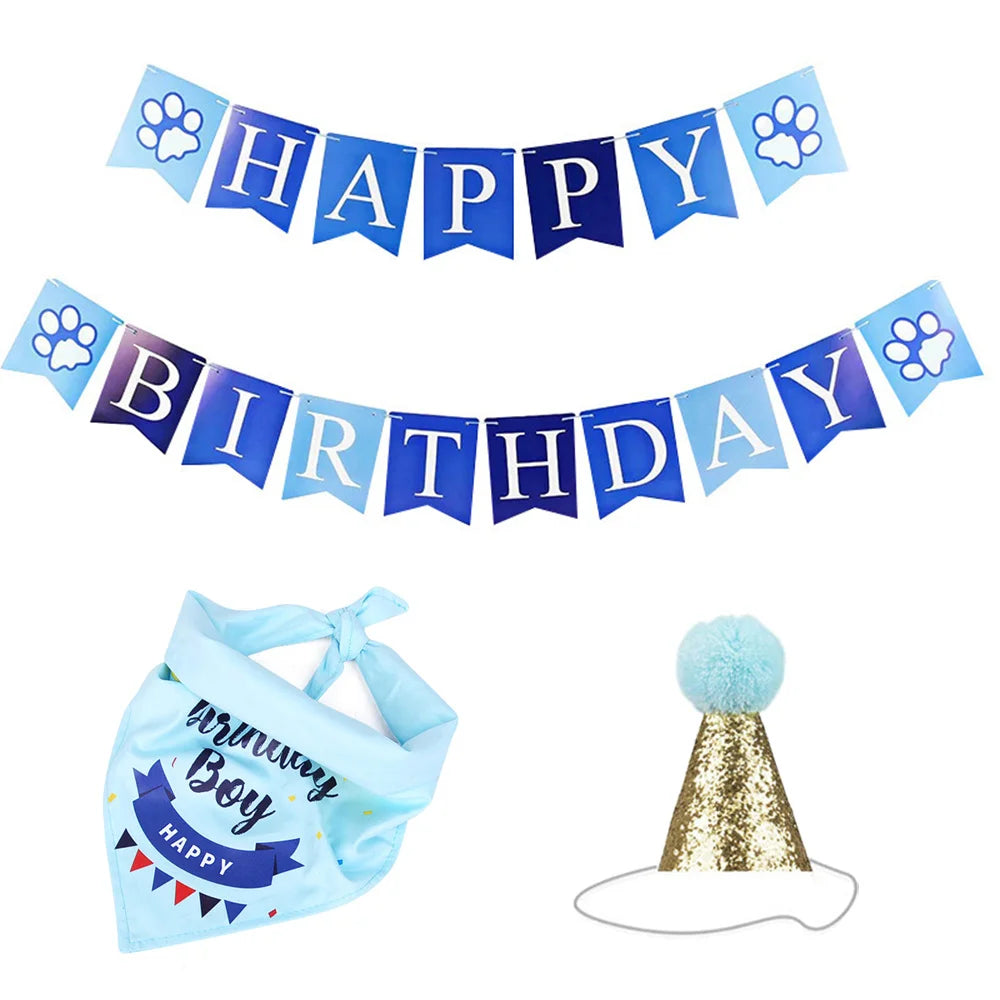 Dog Birthday Party Decoration Kit