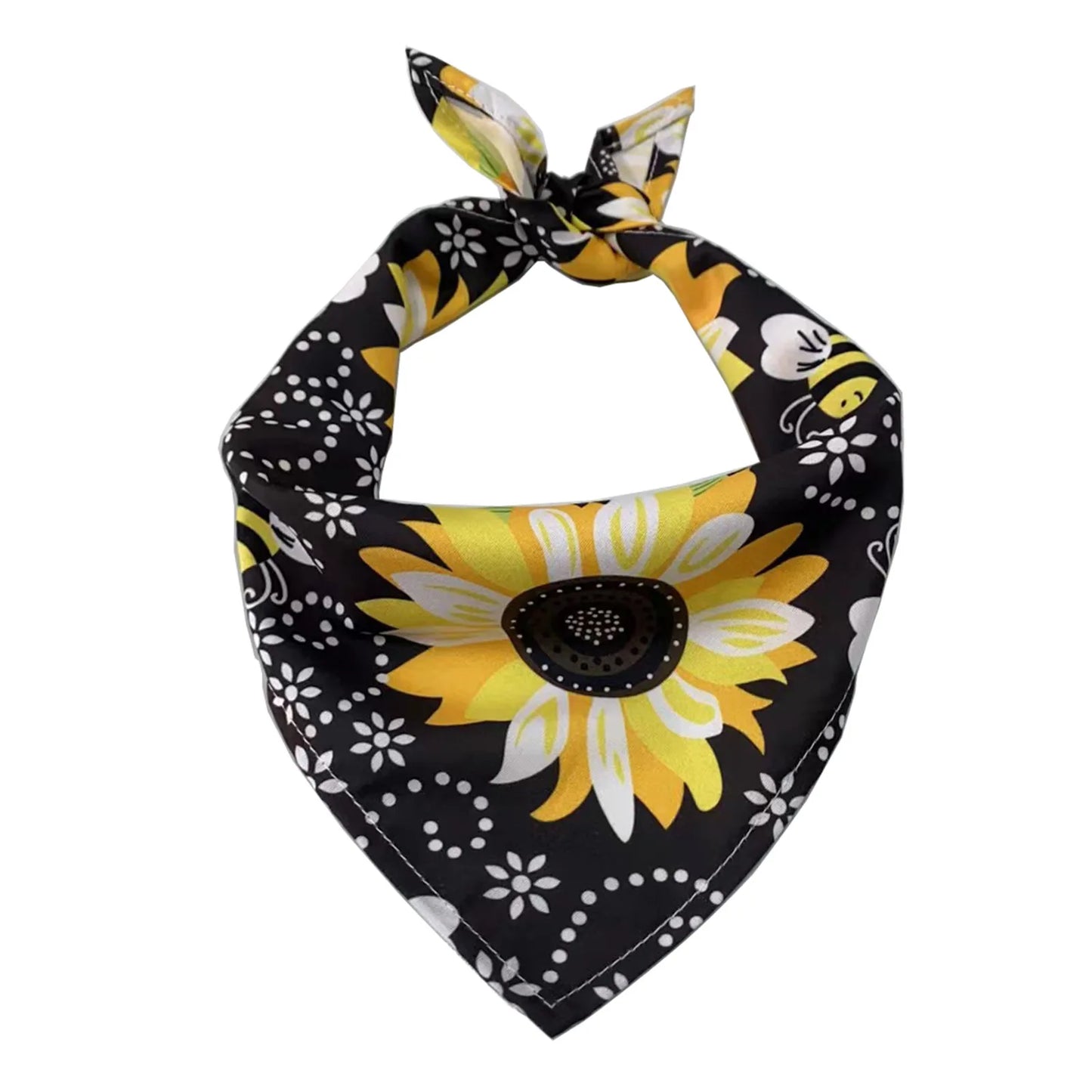 Triangular Dog Bandana Scarf – Summer & Beach