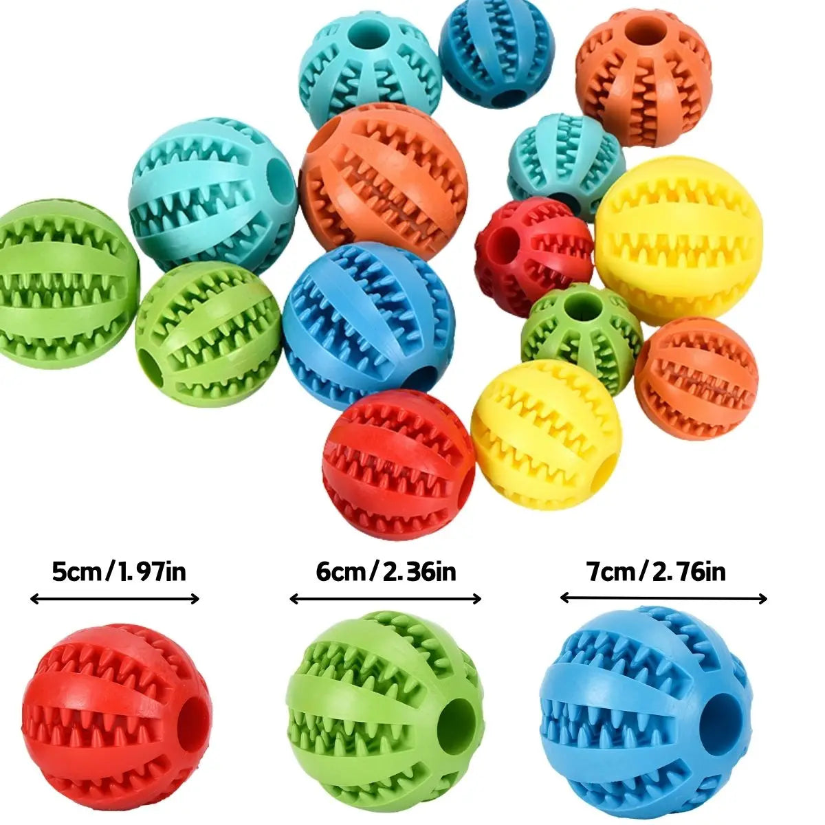 Bite-Resistant Treat Dispensing Dog Ball