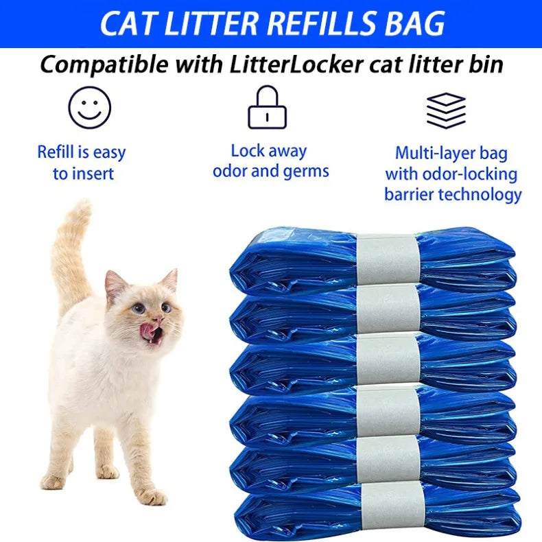 Odour-Proof Cat Litter Refill Bags – Large Thickened Liner Bags