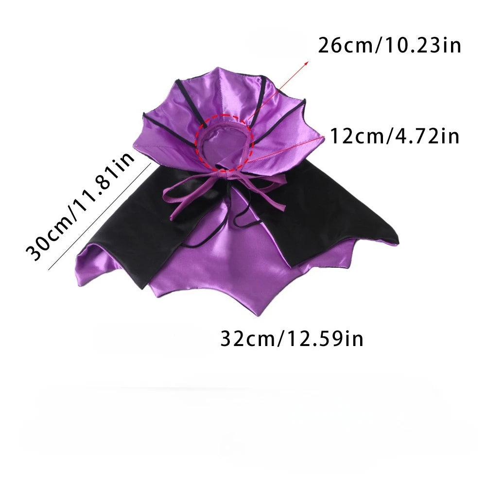 Vampire Cloak Pet Costume for Dogs and Cats