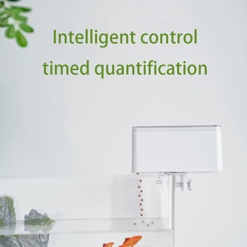 Distributeur automatique intelligent et quantitatif de nourriture pour poissons d'ornement