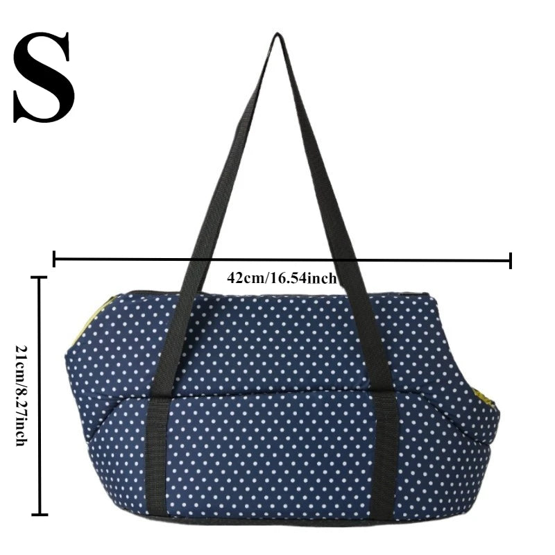 Foldable Pet Carrier Bag with Breathable Mesh