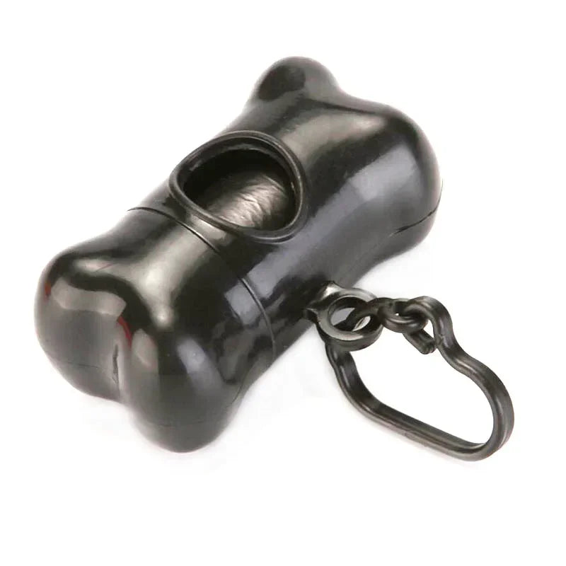Bone-Shaped Poop Bag Dispenser with Bags