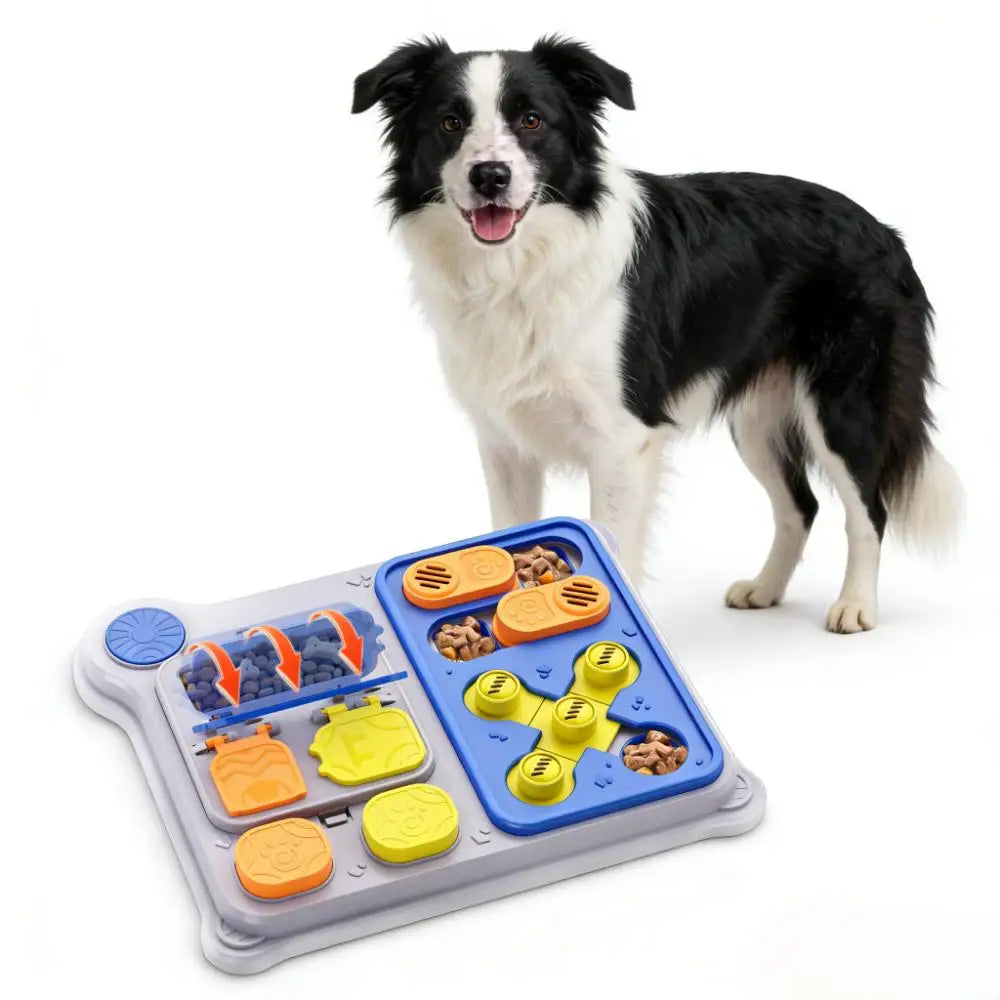 Dog Puzzle Feeder – Rectangular Treat Dispensing Toy for Small & Medium Dogs