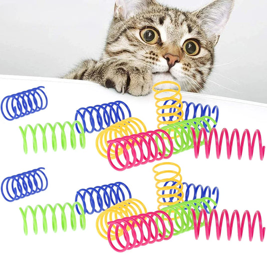 Colorful Spring Coil Cat Toys