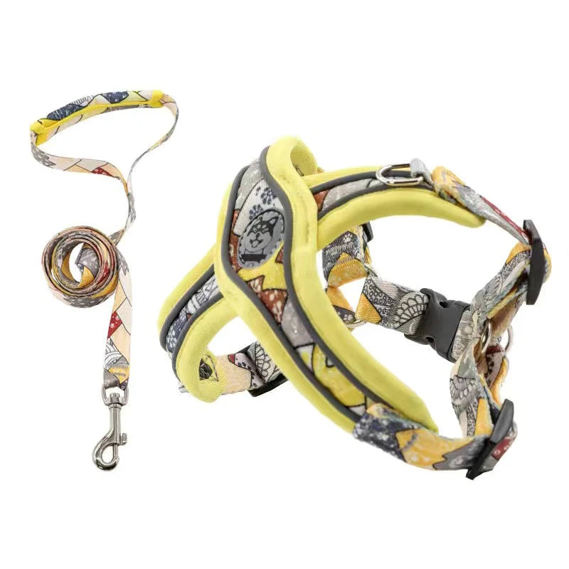 Adjustable Dog Harness & Leash Set