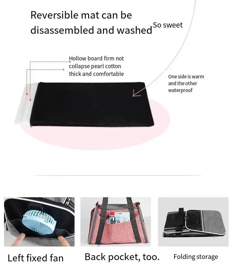 Foldable Pet Travel Carrier