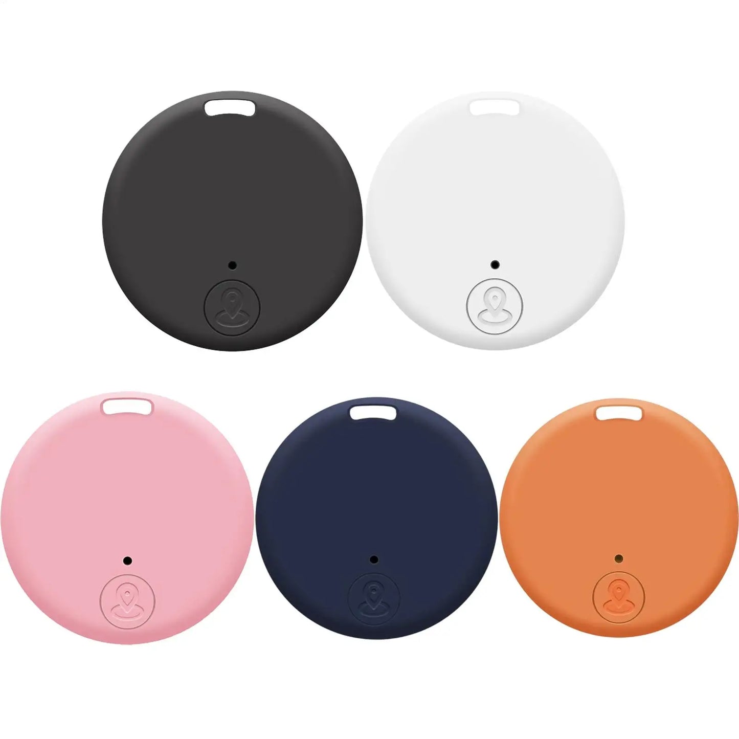 Round Bluetooth Anti-Lost Tracker Tag for Pets, Keys & Bags