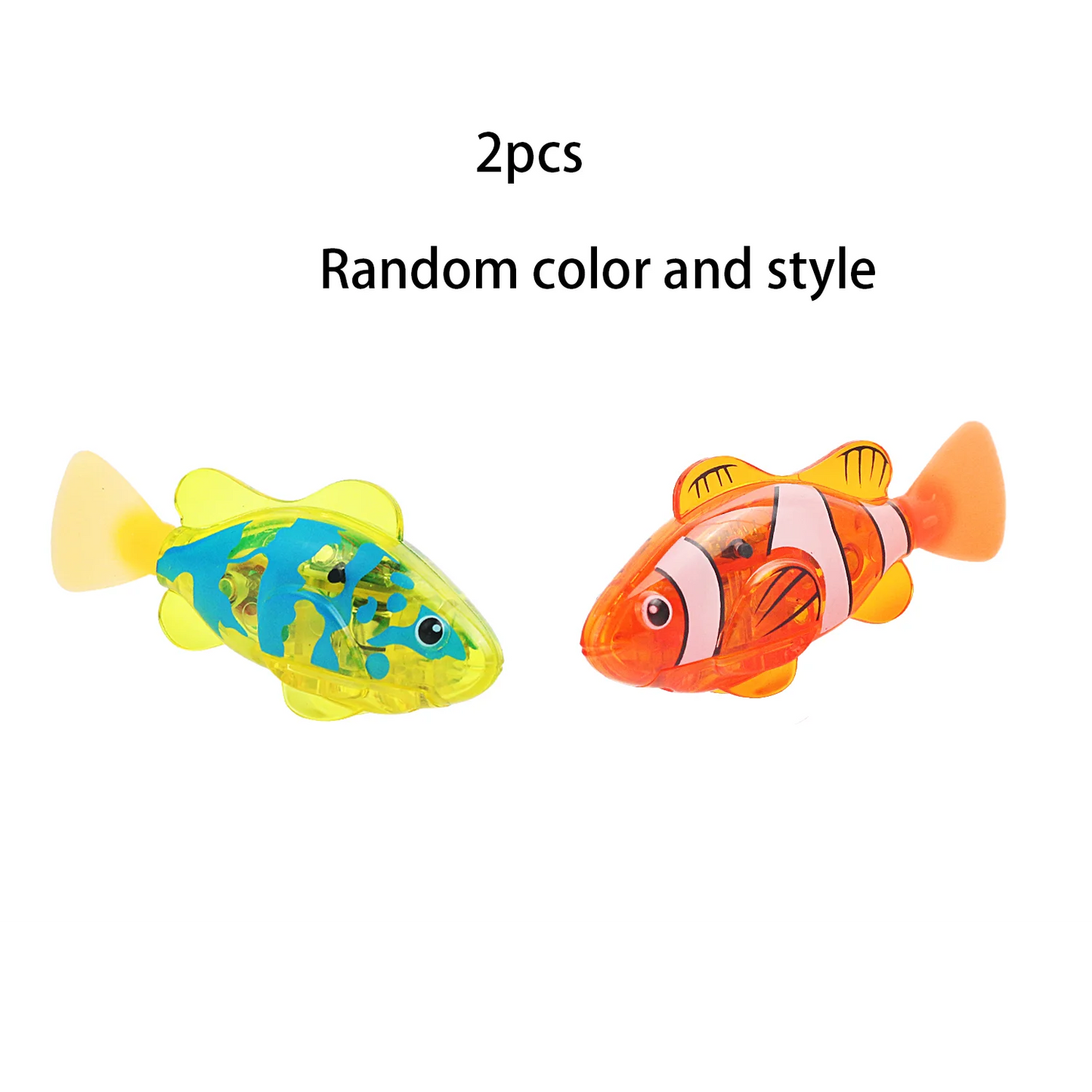 LED Electronic Swimming Fish Toy - Waterproof Interactive Pet Toy