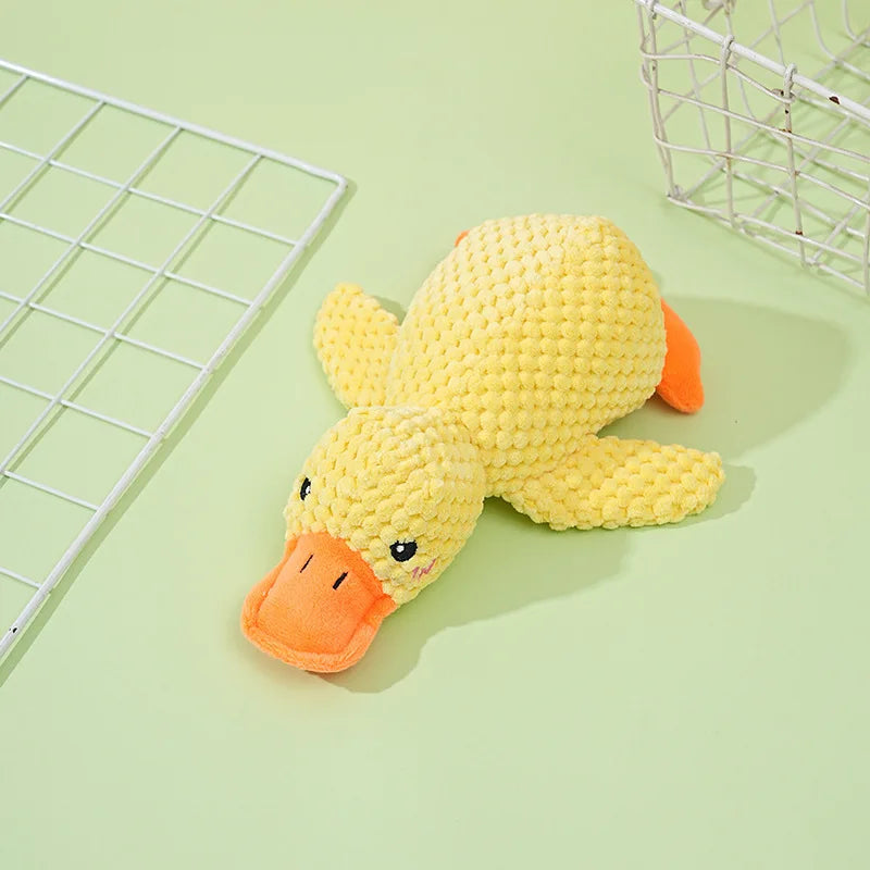 Plush Duck Dog Toy with Sound