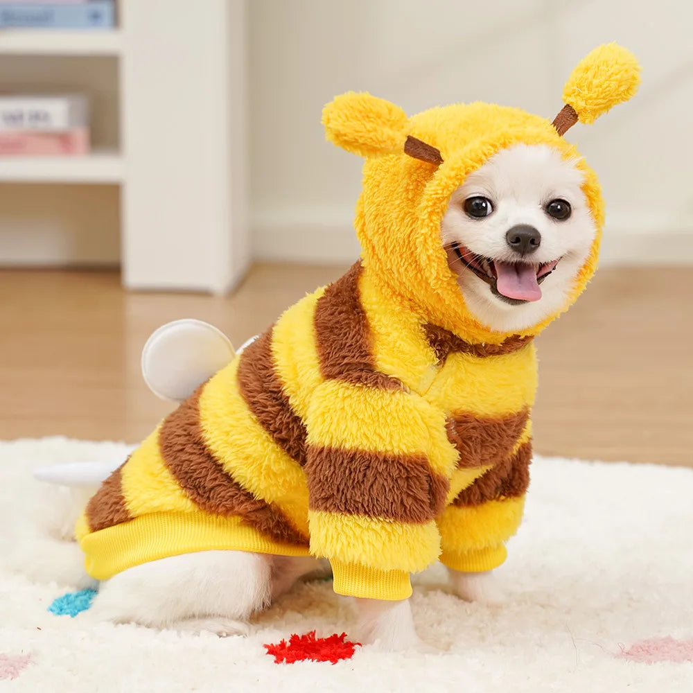 Bee Cosplay Hoodie & Warm Jacket for Small & Medium Dogs