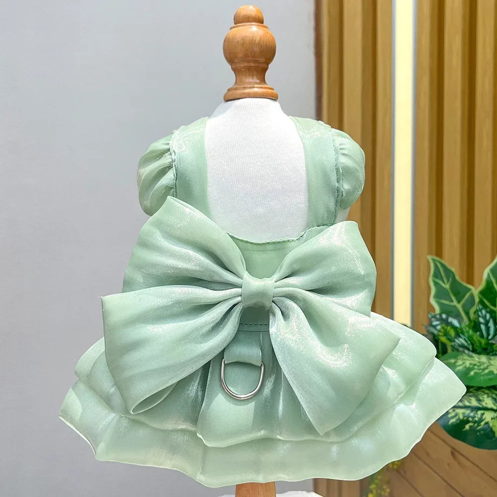 Bowknot Princess Dress for Small Dogs & Cats