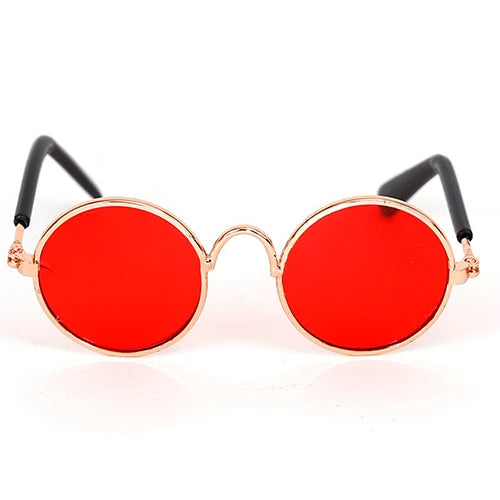 Vintage Round Pet Sunglasses for Cats & Small Dogs