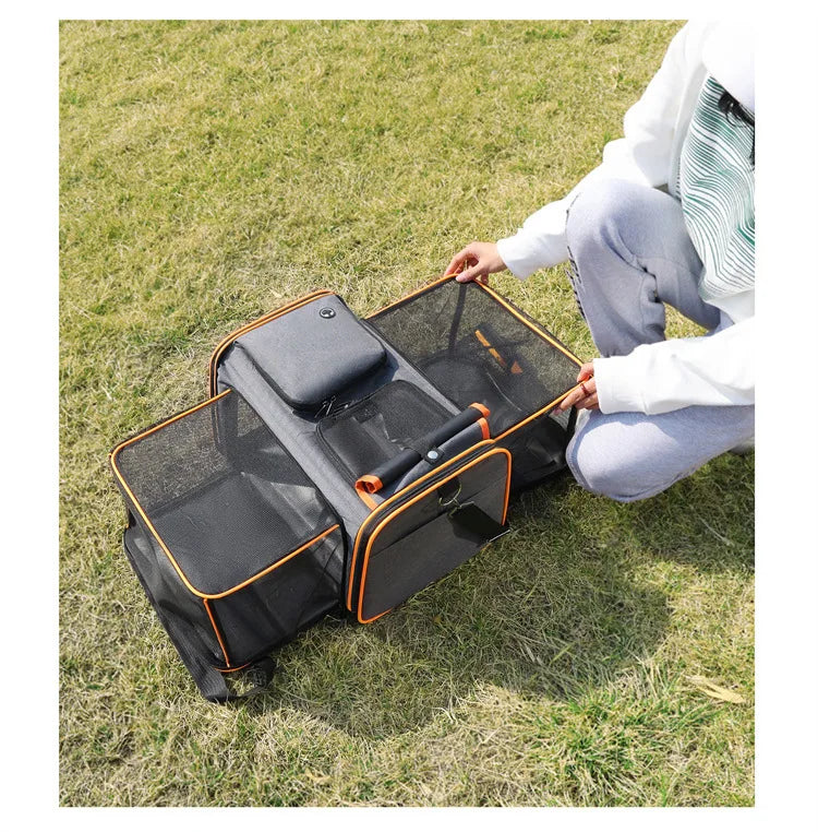 Foldable Large Capacity Pet Carrier Bag